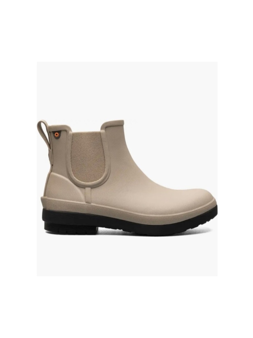 Bogs Amanda Plush II Waterproof Chelsea Rain Boots Beige Taupe Sandstone Size 9
